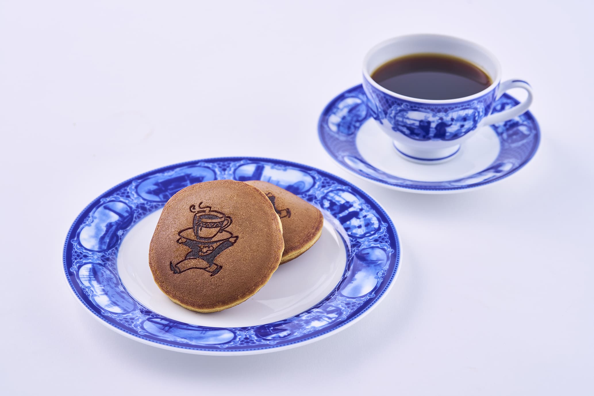 キャラバンコーヒー焼印入り 横浜文明堂三笠山(どら焼き)×DRIPACK®セット 横浜元町チャーミングセールにて数量限定 新発売!