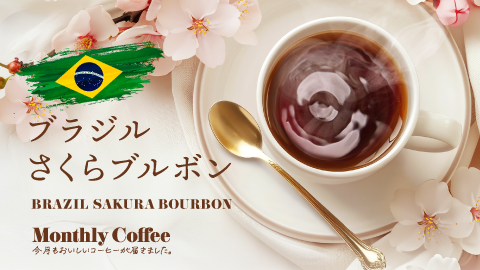 3月マンスリーコーヒー「ブラジル　さくらブルボン」新発売